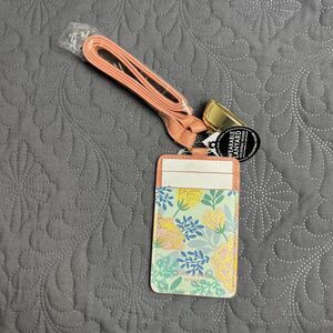 Bath & Body Works 21" Wearable Floral Badge Card ID Lanyard + Holder Cor…